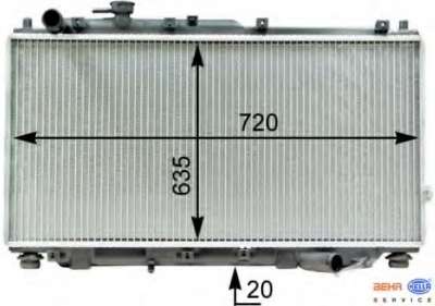 Радиатор охлаждения  NT  0K2A115200D. Цена: 2500 руб.