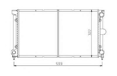 Радиатор охлаждения  NISSENS  353121253AC. Цена: 1800 руб.